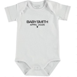 794- Baby romper met familie naam  794- Baby romper met familie naam