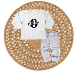 847-Geboortepakje met letter en naam 847-Geboortepakje met letter en naam