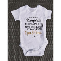 398-Zwangerschaps aankondiging romper 398-Zwangerschaps aankondiging romper