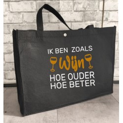 432- ik ben zoals wijn hoe ouder hoe beter