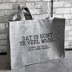 552-Dat is echt te veel wijn   tas 552-Dat is echt te veel wijn   tas