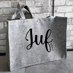 938- Juf tas met naam 938- Juf tas met naam
