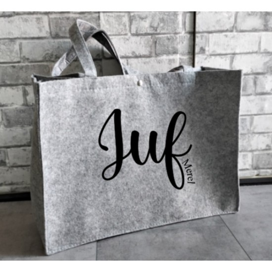 938- Juf tas met naam 938- Juf tas met naam