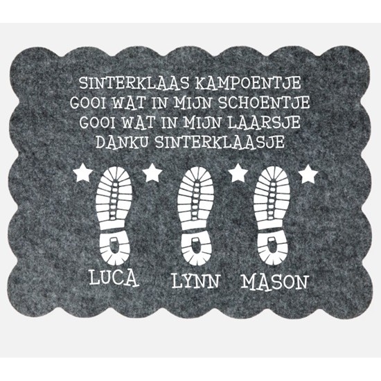 1004- Sinterklaas schoenzet matje