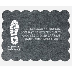 1004- Sinterklaas schoenzet matje 1004- Sinterklaas schoenzet matje