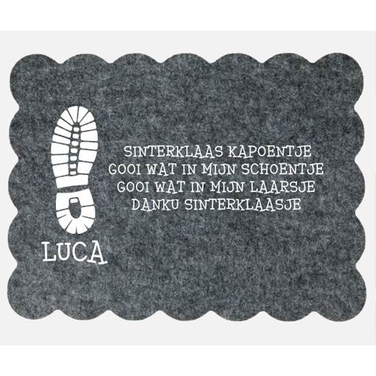 1004- Sinterklaas schoenzet matje 1004- Sinterklaas schoenzet matje