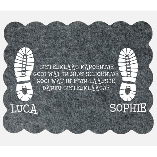 1004- Sinterklaas schoenzet matje 1004- Sinterklaas schoenzet matje
