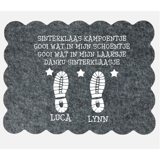 1004- Sinterklaas schoenzet matje