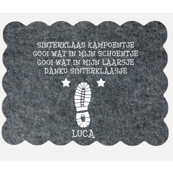 1004- Sinterklaas schoenzet matje