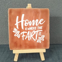 934-Tegeltje Home is where the fart is 934-Tegeltje Home is where the fart is