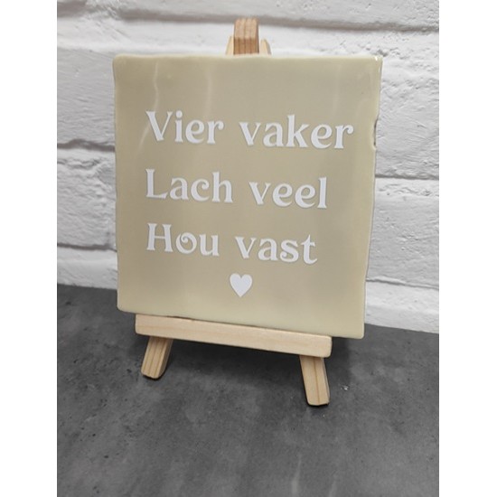 958- Vier vaker lach veel hou vast