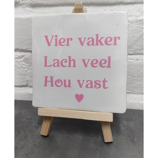 958- Vier vaker lach veel hou vast