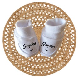 545-Baby slofjes met naam 545-Baby slofjes met naam