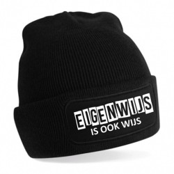 005-Eigenwijs is ook wijs Beanie 005-Eigenwijs is ook wijs Beanie