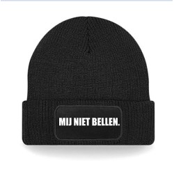 302-Mij niet bellen muts basic 302-Mij niet bellen muts basic