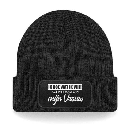 855- Ik doe wat ik wil beanie