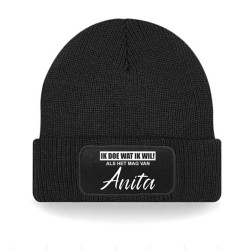855- Ik doe wat ik wil beanie 855- Ik doe wat ik wil beanie