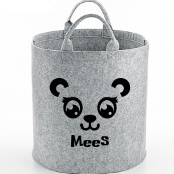 787-Opbergmand met beren gezicht