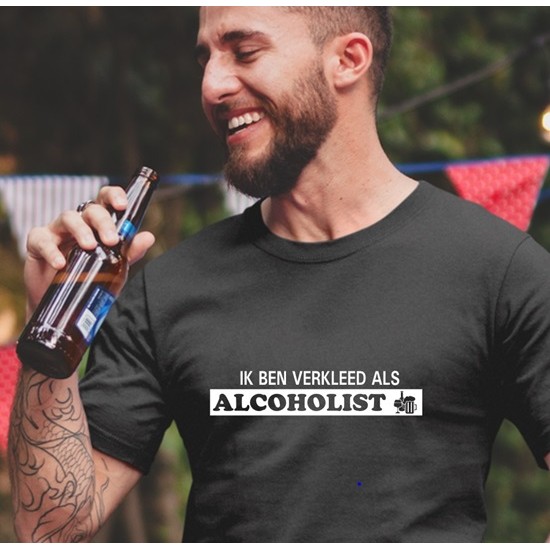 878- Ik ben verkleed als alcoholist