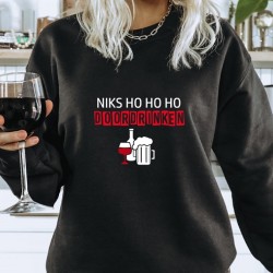 477-Niks hohoho doordrinken trui 477-Niks hohoho doordrinken trui