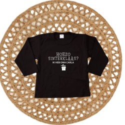 796- Hoezo sinterklaas shirt  met naam