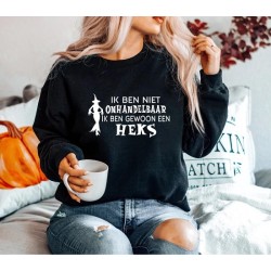 307- Ik ben niet onhandelbaar ik ben gewoon een heks sweater 307- Ik ben niet onhandelbaar ik ben gewoon een heks sweater