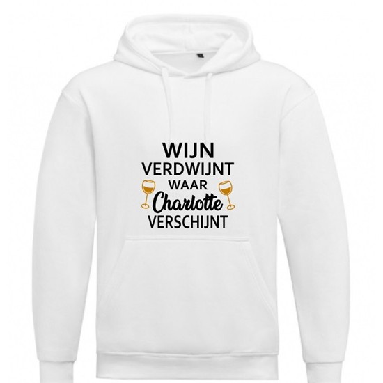 832- Wijn hoodie