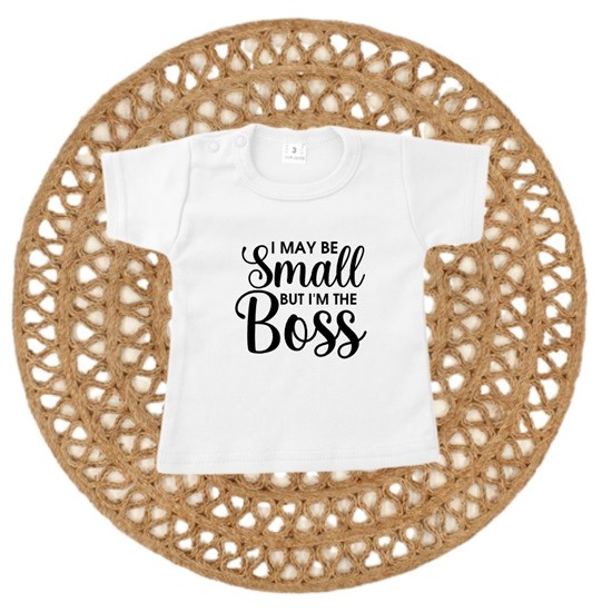 969- I may be small but im the boss shirtje