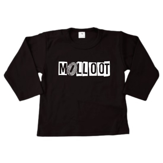 1001- Molloot babyshirt-  kindershirt