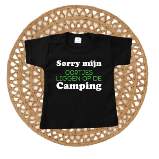 749- Sorry mijn oortjes liggen op de  camping