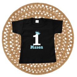 801- Verjaardagshirtje 1 met naam 801- Verjaardagshirtje 1 met naam