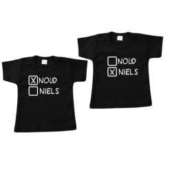 719- Tweeling namen shirts 719- Tweeling namen shirts