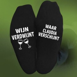 529- Wijnsokken met naam 529- Wijnsokken met naam